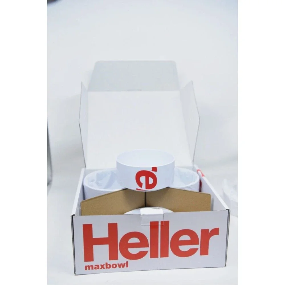 Supreme x Heller Melamine Stackable Bowls - White (Set of 6) SS23 Brand New
